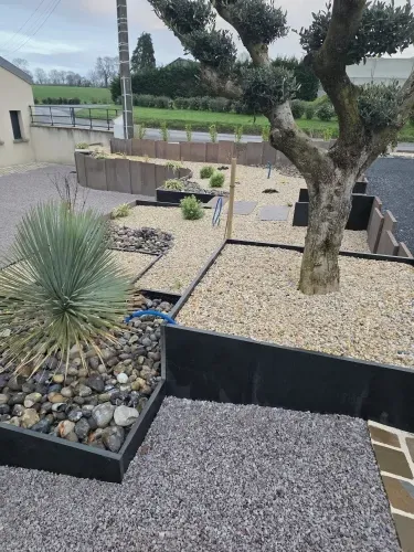 Jardin en graviers